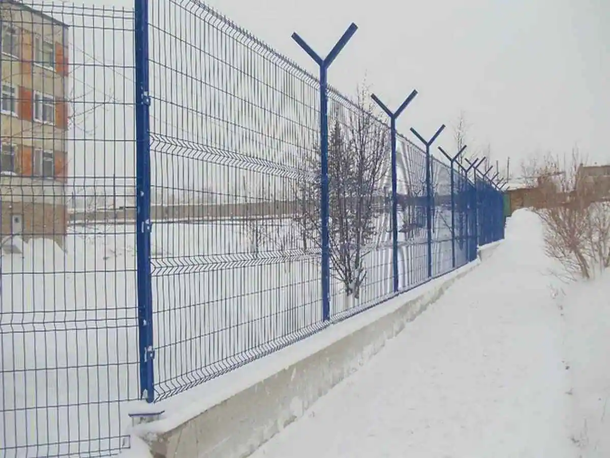 3D заборы для школы 155 метров высота 2,0м