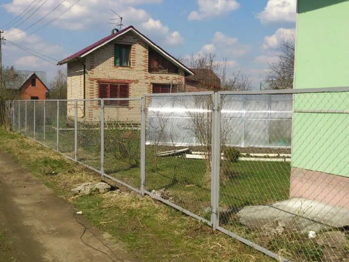 Забор из сетки рабицы в натяг секционный 150 метров