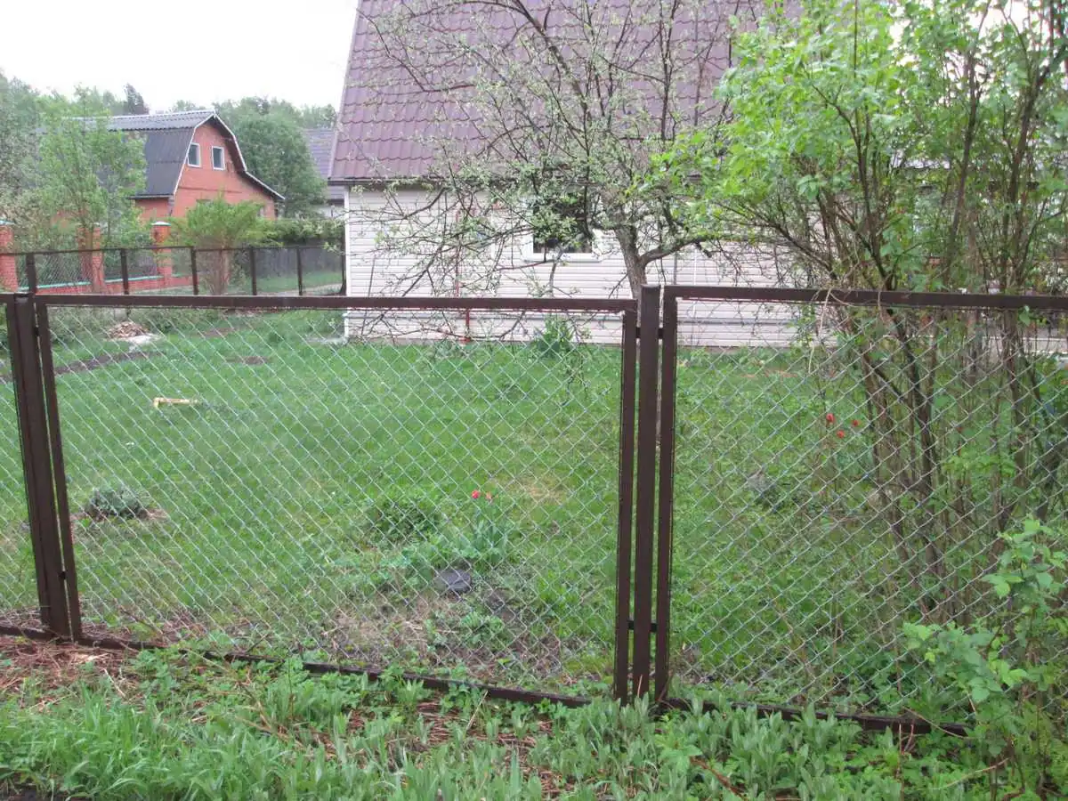 Забор из сетки рабицы в натяг секционный 100 метров