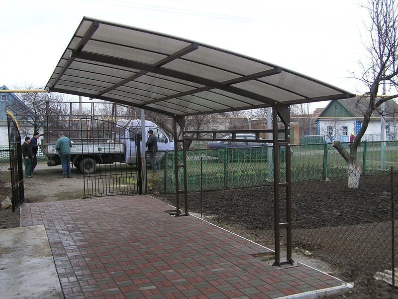 Навес для дачи пример 4