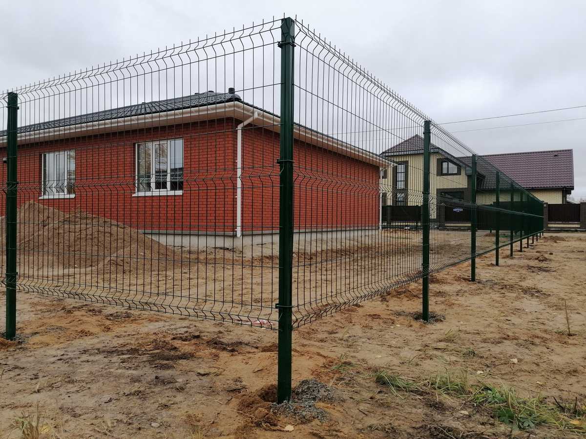 3D заборы для частного дома 12 соток 6мм