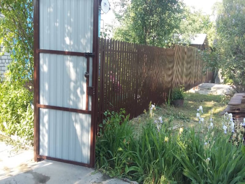 Забор из евроштакетника 50 метров