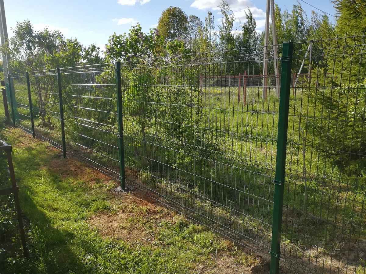 3D забор 110 метров зеленый 6мм