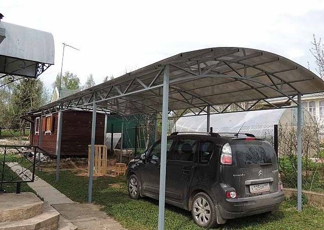 Навес для дачи пример 7