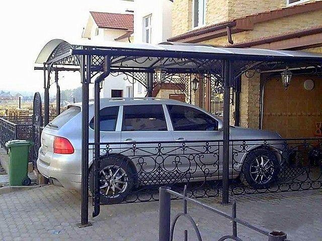 Навес арочный работа 2