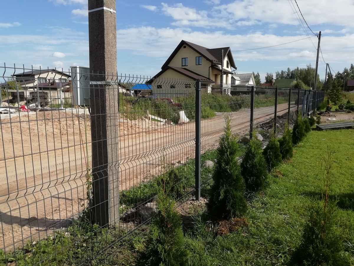 3D заборы зеленый 40 метров 6мм