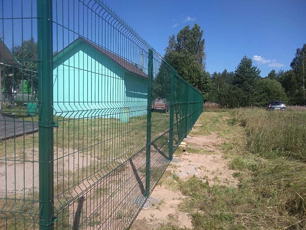 3D заборы для частного дома 100 метров 4мм