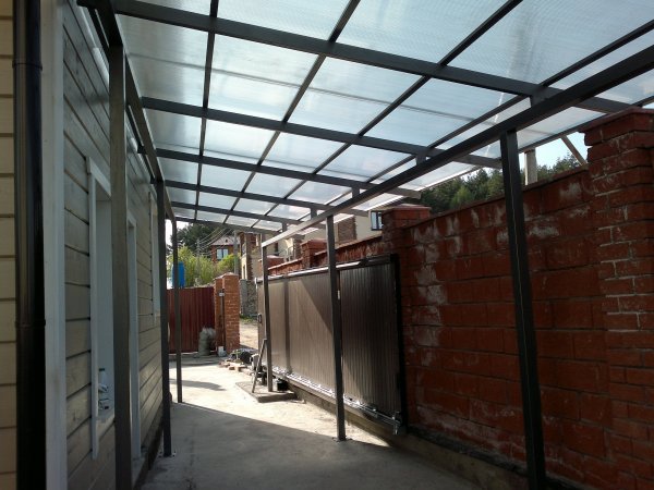 Навес для дачи пример 8